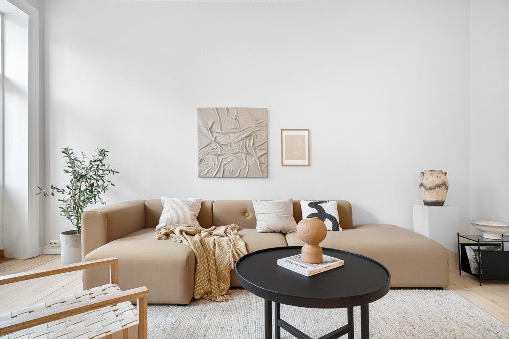 modern living room art