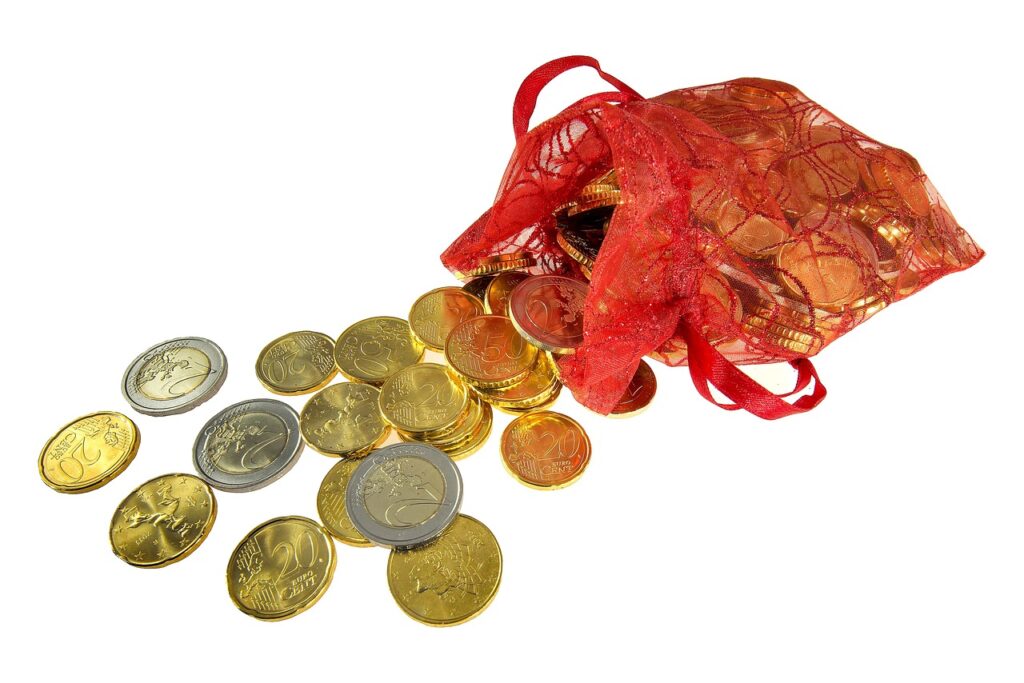 money, euro, coins, currency, cents, savings, income, budget, golden coins