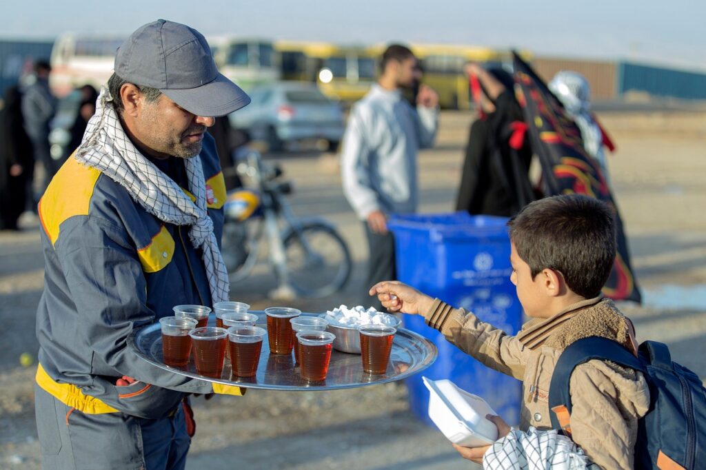 tea, drink, child, islam, muslim, iranian, persian, mehran city, arba'een pilgrimage, ilam province, religious, religion, people, muslim, muslim, muslim, muslim, muslim, iranian, iranian